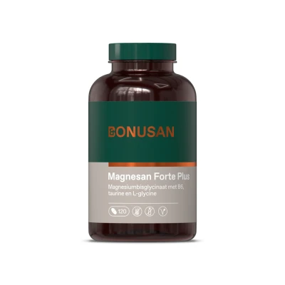 Afbeelding van 2x Bonusan Magnesan Forte Plus 120 tabletten