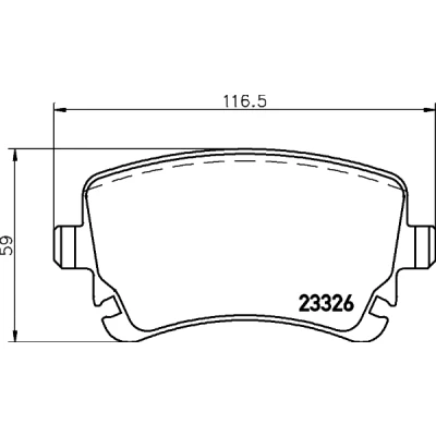 Afbeelding van Brembo Remblokset P 85 143