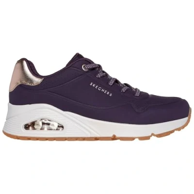 Afbeelding van Skechers Vrouwen UNO Shimmer Away Sneaker, Paars, 5.5 UK, 38.5 EU