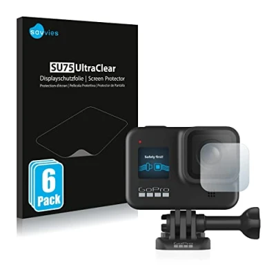 Afbeelding van Savvies (6 Stuks) Schermbeschermer voor GoPro Hero 8 Black (Lens) Screen Protector Ultra Transparant