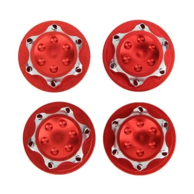 Afbeelding van T best wielmoeren voor RC, 17 mm, 4 stuks van aluminiumlegering, stofdichte 1/8 RC model
