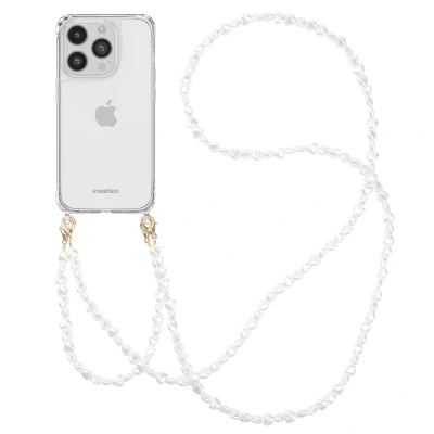 Afbeelding van Apple iPhone 14 Pro Max Hoesje Kunststof imoshion Backcover met koord/Hardcase/Koordhoesje Transparant Telefoonhoesje