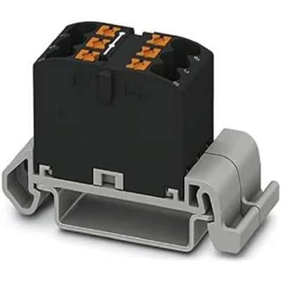 Afbeelding van Phoenix Contact PTFIX 6X2,5 NS35A BK 3273146 Verdeelblok 0.14 mm² 2.50 Zwart 10 stuk(s)