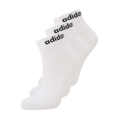 Afbeelding van adidas Sportswear Think Linear Enkelsokken 3 Paar Unisex Wit 28 30