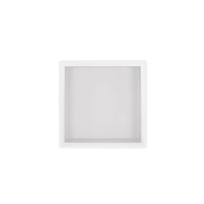 Afbeelding van Regn inbouwnis 30 x 10cm, mat wit 17008MW Minimalistisch design