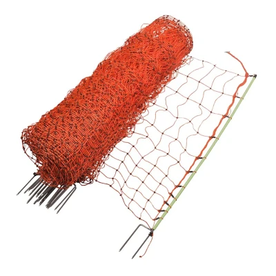 Afbeelding van Gallagher kippennet oranje dubbel, 112cm x 50m, Geschikt voor Veehouderij