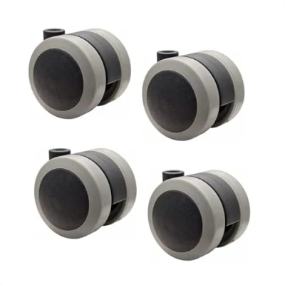 Afbeelding van WAGNER meubelwielen/dubbele wielen set van 4 SOFT diameter Ø 50 mm, met zacht loopvlak, max. belasting kg/wiel 01222304