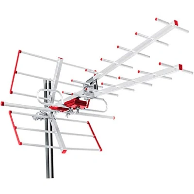 Afbeelding van Actieve TV Externe Antenne DVB T2 HEVC max 100dBμV Maclean MCTV 855 Lte filter