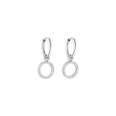 Afbeelding van Purelei Closed GLOW Oorbellen silvercoloured, Dames, Maat: One Size, Silver coloured