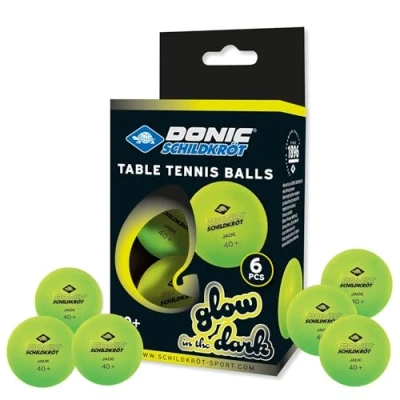 Afbeelding van Glow in the Dark Tafeltennisballen set 6 stuks