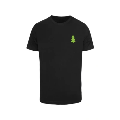 Afbeelding van Merchcode Christmas Vibes Tshirt print, Heren, Maat: Small, Black