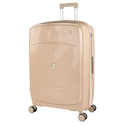 Afbeelding van ITACA Valise Grande Taille Rigide 4 Roulettes Résistante XXL Légère Soute Avion de Voyage en Matériau PP. Combinaison TSA 760270, Taupe