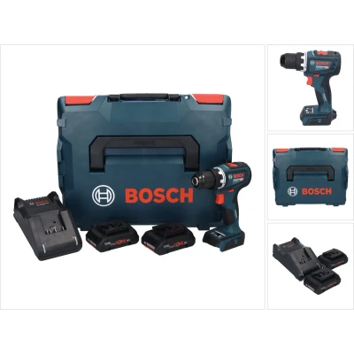 Afbeelding van Bosch GSR 18V 90 C Professionele accuschroefboormachine 18 V 64 Nm borstelloos + 2x ProCORE accu 4.0 Ah lader L Boxx