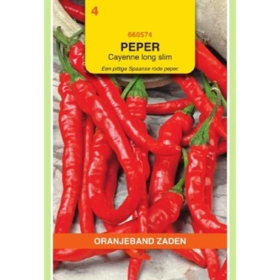 Afbeelding van Pepers De Cayenne long slim
