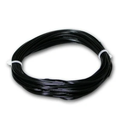 Afbeelding van world trading net 10m dubbele draad 0,14 mm² koperdraad, kleur zwart
