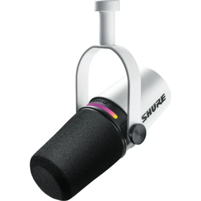 Afbeelding van Shure Motiv MV7+ White dynamische xlr/usb broadcast microfoon