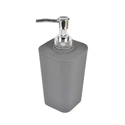 Afbeelding van Douceur d&#039;Intérieur Zeepdispenser Soft Touch Effect 7 x 17,5 cm antraciet