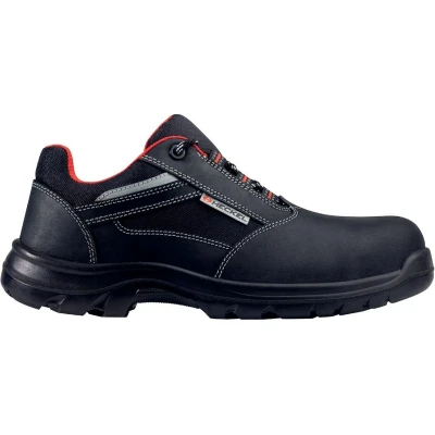 Afbeelding van Heckel Veiligheidsschoenen Focus 2.0 S3 Low voor dames en heren, licht, flexibel antimagnetisch, Zwart/Rood, 44 EU