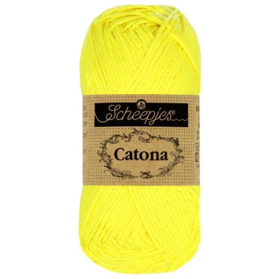 Afbeelding van Scheepjes Catona 50gr 601 Neon Yellow