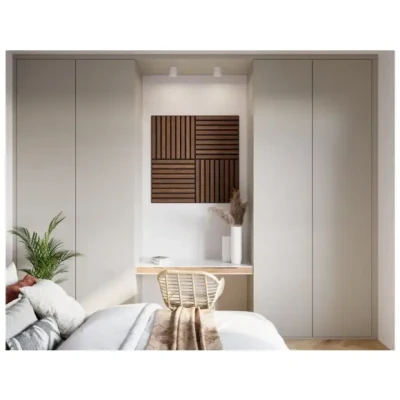 Afbeelding van Cando decowall acoustic tile walnoot 50x50cm 4 stuks