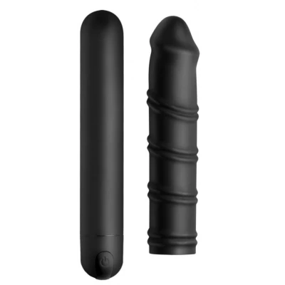 Afbeelding van XL Bullet and Swirl Silicone Sleeve