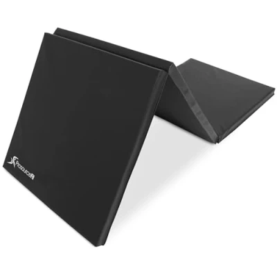 Afbeelding van ProsourceFit Unisex Prosource Ps 1950 tfm zwart tri fold vouw opvouwbare oefenmat 6 x 2, zwart, UK