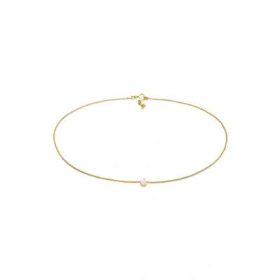 Afbeelding van Elli Choker Basic Ketting goldcoloured, Dames, Maat: 36, Gold coloured