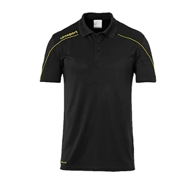 Afbeelding van Uhlsport Stream 22 Polo Heren Zwart / Geel Maat: L