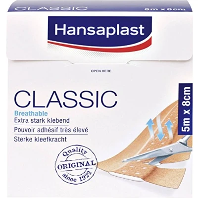 Afbeelding van Hansaplast 1556521 Classic standaard pleister (L x B) 5 m 8 cm