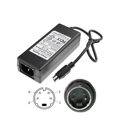 Afbeelding van Toplader * netadapter voeding oplader 12V 5V 2A 4PIN Mini Din voor LaCie 301301U DD3US harde schijf