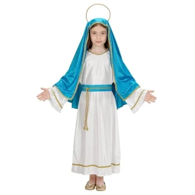 Afbeelding van W WIDMANN MILANO Party Fashion Kinderkostuum Heilige Maria, kerststalspel, carnaval, Kerstmis, kerstkostuum