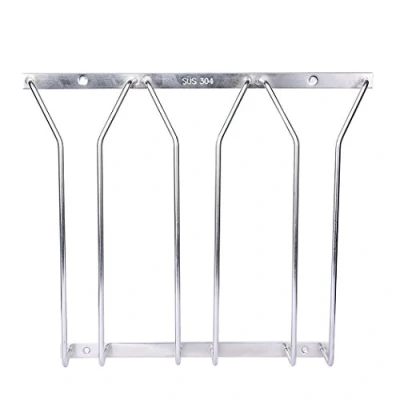 Afbeelding van Dianoo Wijnglasframe met 3 rijen tandstang champagneglashouder schroeven onder de kast