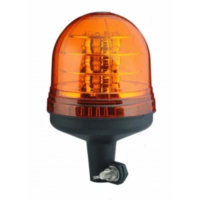 Afbeelding van ORANJE dakzwaailicht 18 LED R10 / R65 Beugel bevestiging