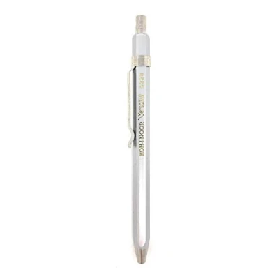 Afbeelding van KOH I NOOR Versatil 5228 metalen vulpotloden met puntenslijper, 2 mm stiftdikte zilver