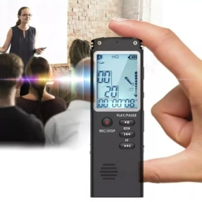 Afbeelding van FiTspi Ghost Hunting EVP Recorder, 8 GB Paranormale apparatuur Spirit Digitale Voice Box, Mini Spy Professionele Dictafoon Audio opname Met WAV,MP3 speler