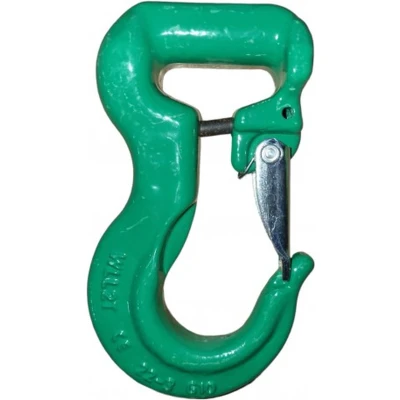 Afbeelding van Deltalock hijsbandhaak 2000 kg grade 100 gaffelhaak met klep