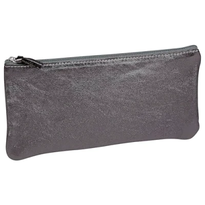 Afbeelding van Clairefontaine 8703C pennenetui (met parelmoer effect plat, 22 x 11 cm, praktisch en robuust, van leer), 1 stuk, grafiet
