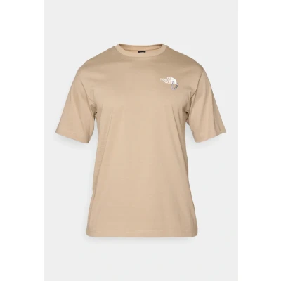Afbeelding van The North Face Explore Carabiner Relaxed TEE Unisex Tshirt print, Maat: Large, Mushroom grey