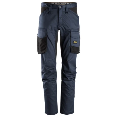 Afbeelding van Snickers 6803 AW Werkbroek Stretch WO Kniezakken Donker Blauw Maat 054