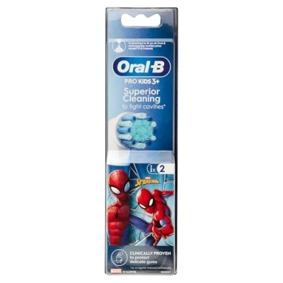 Afbeelding van Oral B Pro Kids 3+ Spiderman RICAMBIO 2 PEZZI per SPAZZOLINO ELETTRICO