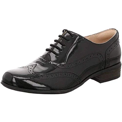 Afbeelding van Clarks Hamble OAK Veterschoenen, Dames, Maat: 40, Black Leer