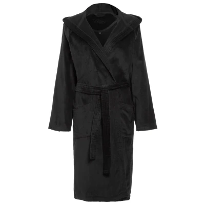 Afbeelding van Badjas Vossen Texas Schwarz L
