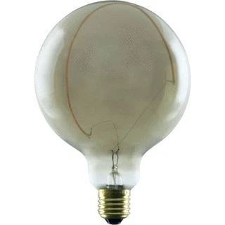 Afbeelding van Slv led illusion globe 125 crescent slanting ledarmatuur smokey e27 phase 6w 1900k 1008161