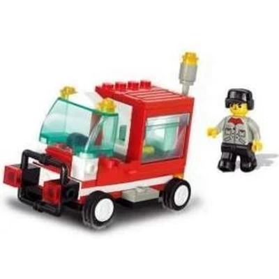 Afbeelding van Sluban City Motors M38 B0180 Werkwagen 68 Delig