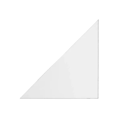 Afbeelding van Durable 831719 Driehoekige hoes Cornerfix® 100x100 mm zelfklevend, 100 stuks, transparant