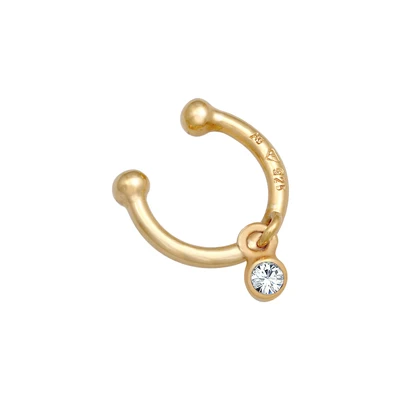 Afbeelding van Elli Earcuff Basic Oorbellen goldcoloured, Dames, Maat: One Size, Gold coloured