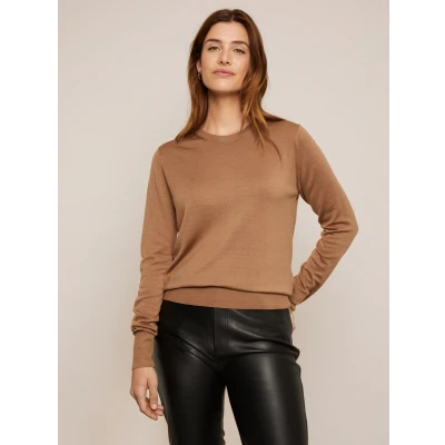 Afbeelding van Alder knitted jumper Hazelnut / M