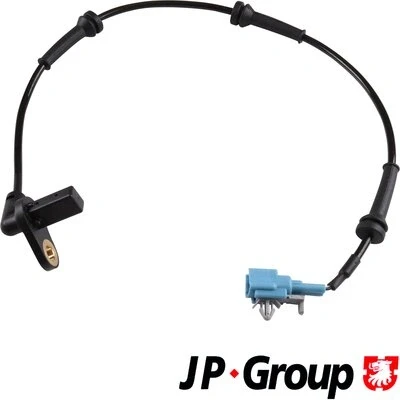 Afbeelding van JP GROUP 4097105070 ABS sensor Achteras links Actieve 580mm blauw