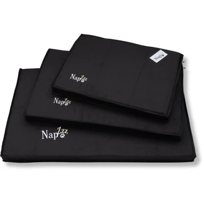 Afbeelding van Nap&#039;zzz draadkooikussen waterproof zwart 105x68x5 cm Gebr. de Boon