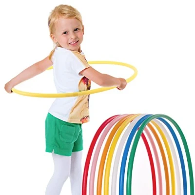 Afbeelding van HOOPOMANIA Kids Hoelahoep enkelkleurig [Ø70cm geel] Kinder vanaf 6 jaar